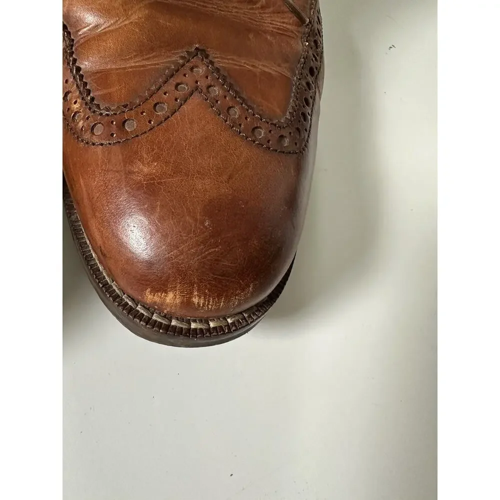Cole Haan Wingtip Tan Oxford Shoe Size 12